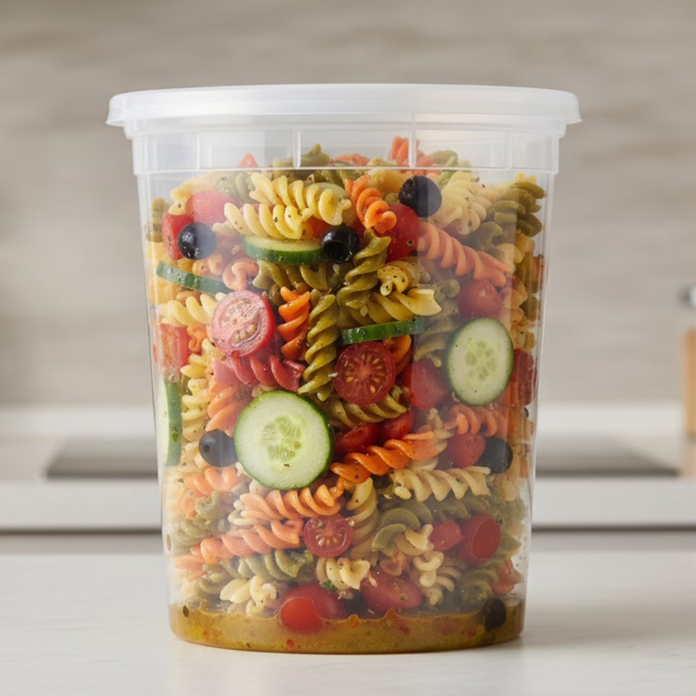 Meal Prep Kit - Set of 40 Plastic Deli Containers,
