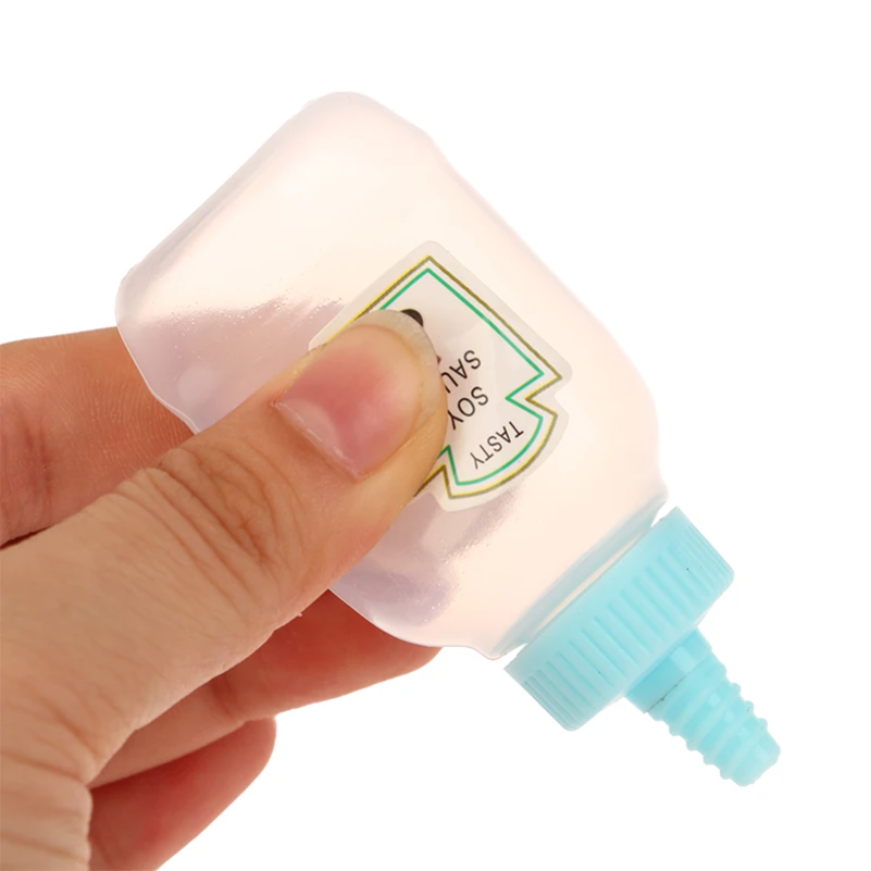 Herb Keeper Bottle - 4Pcs/set Mini Sauce Bottle Ketchup Honey