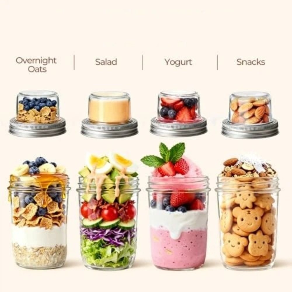 Dual-Layer Yogurt Parfait Cups - Meal Prep Yogurt recension och pris