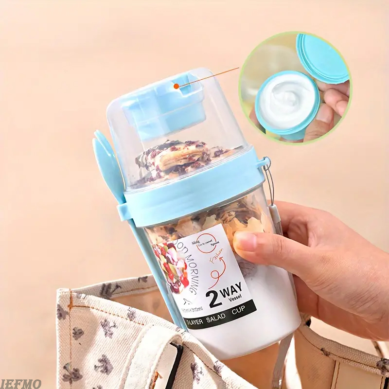 On-the-Go Salad Bowl Set with  - Meal Prep Weight Loss recension och pris