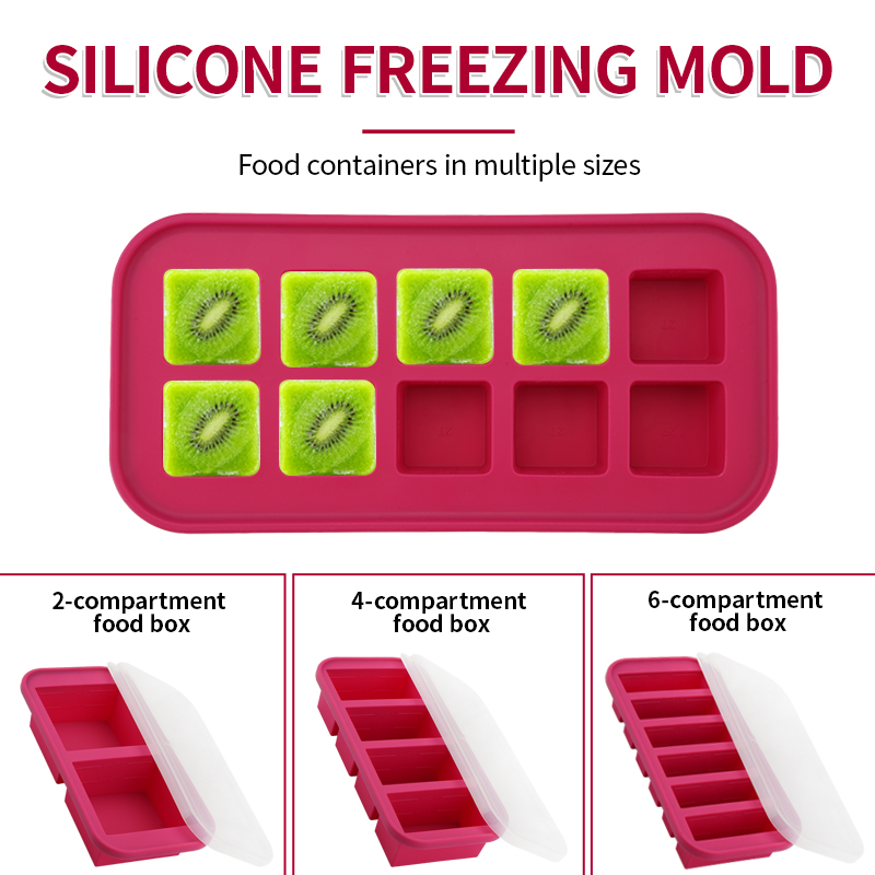 2 Or 3-Piece Silicone Freezer  - Meal Prep Kit recension och pris