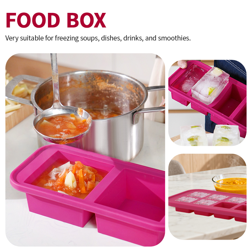 2 Or 3-Piece Silicone Freezer  - Meal Prep Kit recension och pris