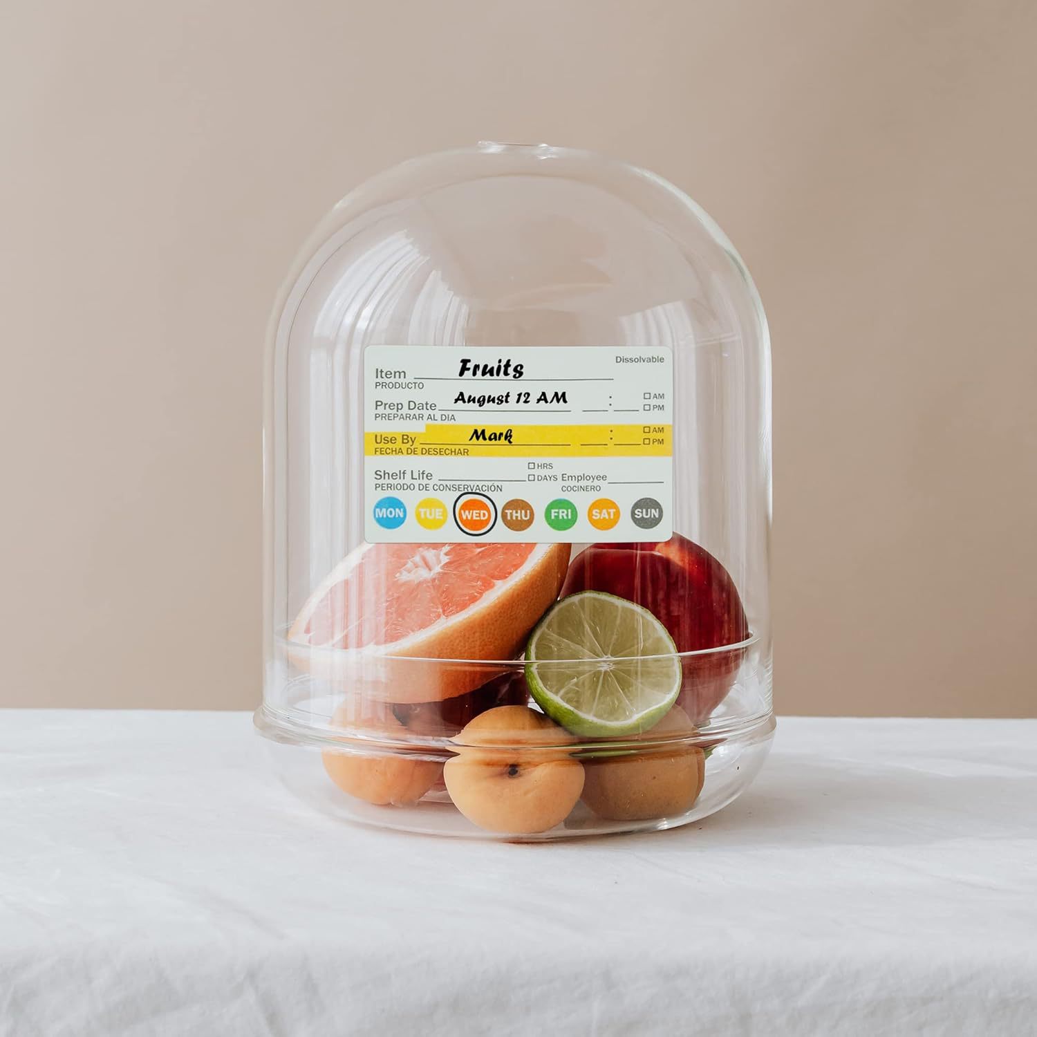 250Pcs/Roll Food Date Labels W - Meal Prep Jar recension och pris