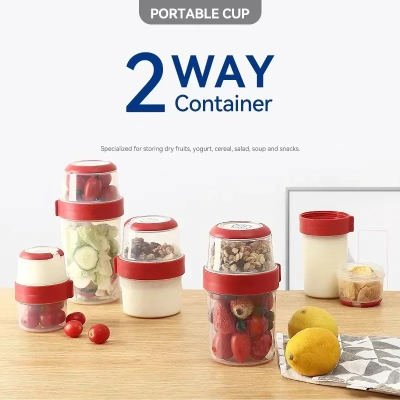 Double-layer Sealed Compartmen - Meal Prep Yogurt recension och pris