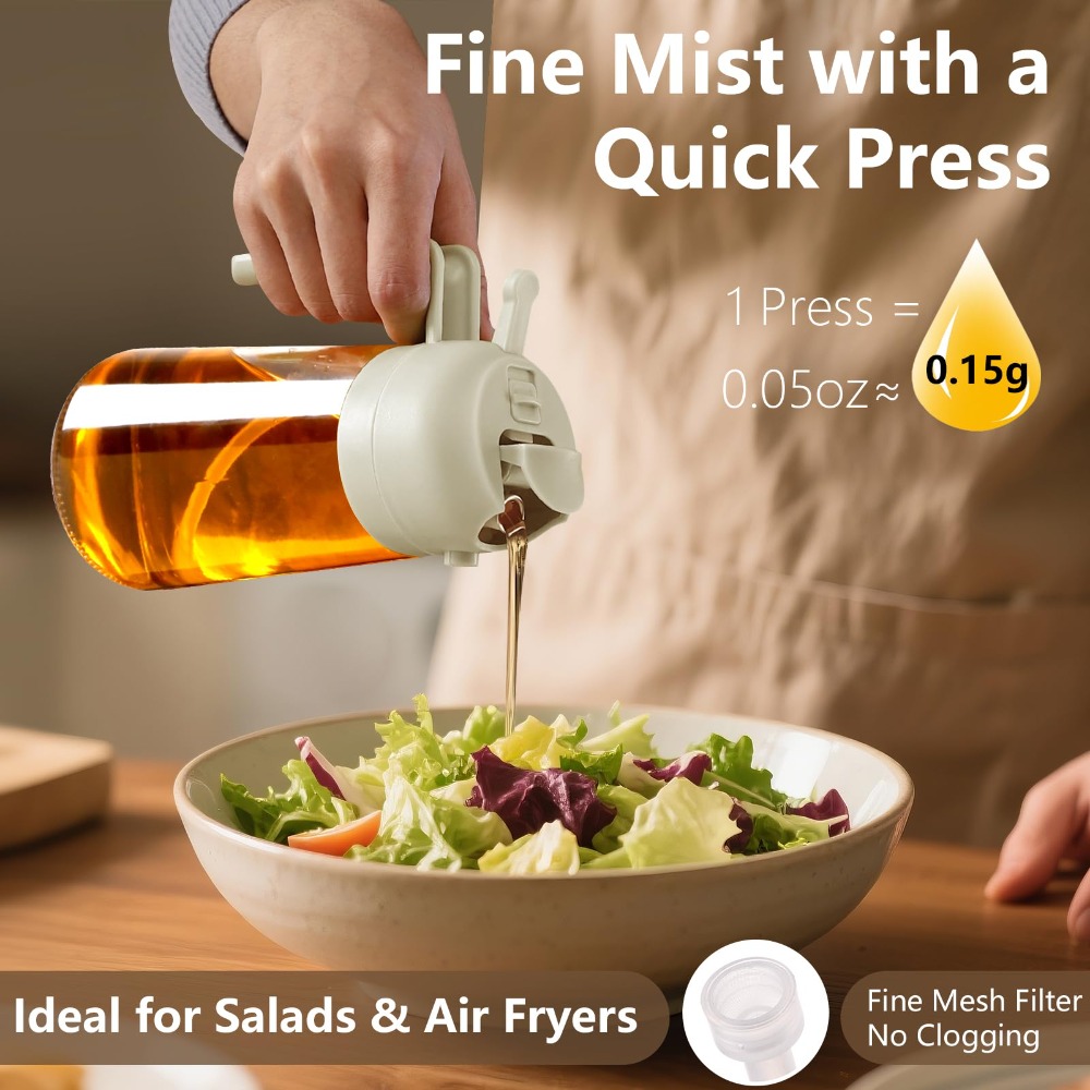 2 In 1 Oil Dispenser/Pour Bott - Herb Keeper Bottle recension och pris