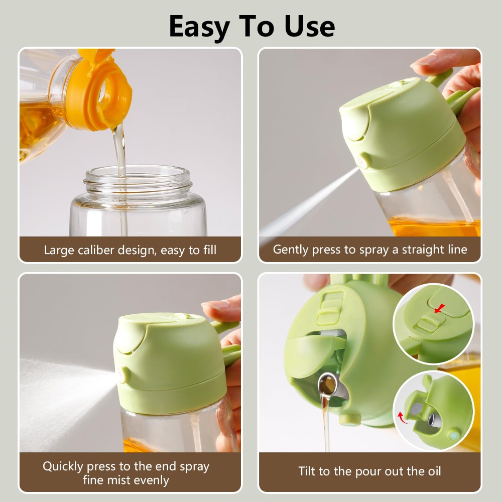 2 In 1 Oil Dispenser/Pour Bott - Herb Keeper Bottle recension och pris