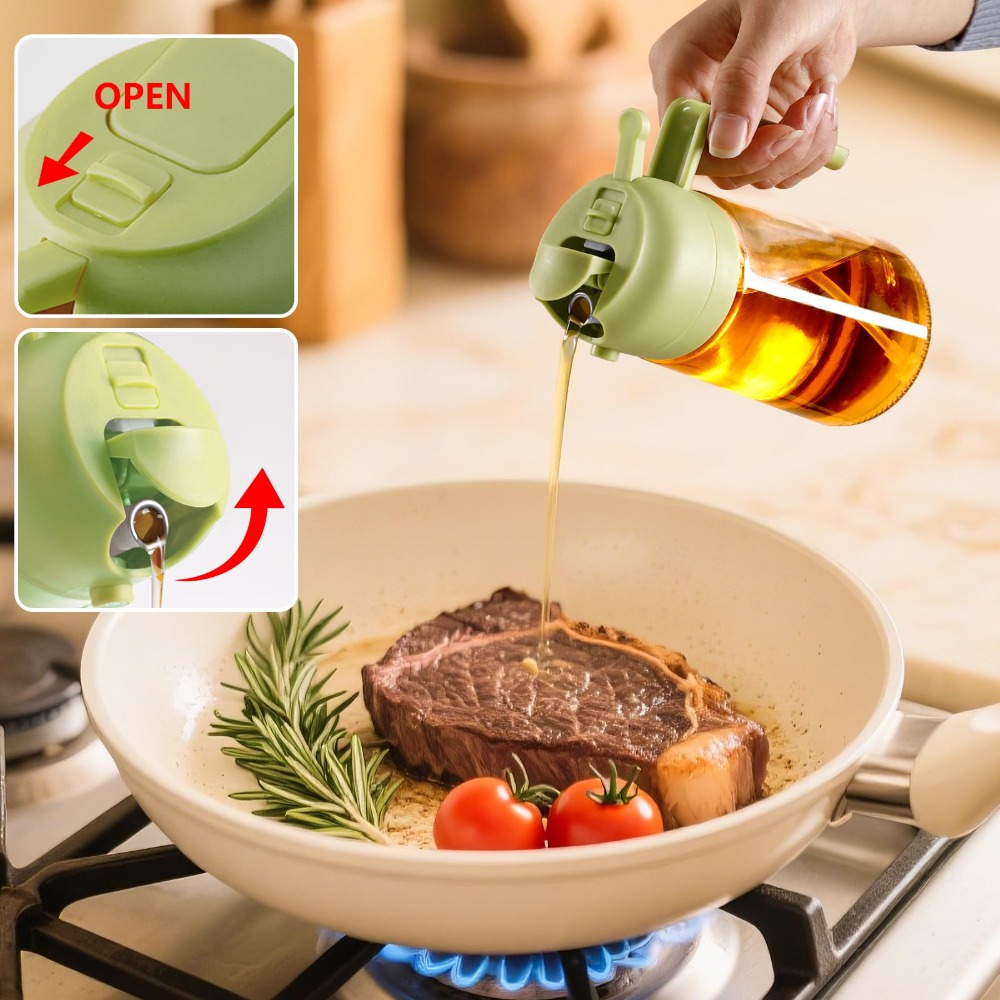 2 In 1 Oil Dispenser/Pour Bott - Herb Keeper Bottle recension och pris