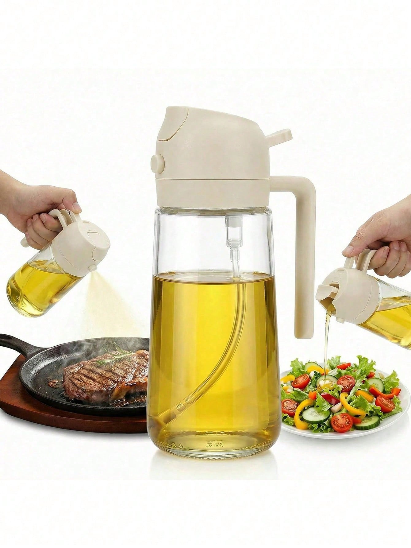 High Grade Olive Oil Dispenser - Herb Keeper Bottle recension och pris