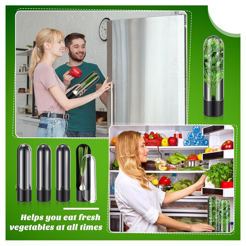 1/2/3PCS Herb Saver Storage Co - Herb Keeper Bottle recension och pris