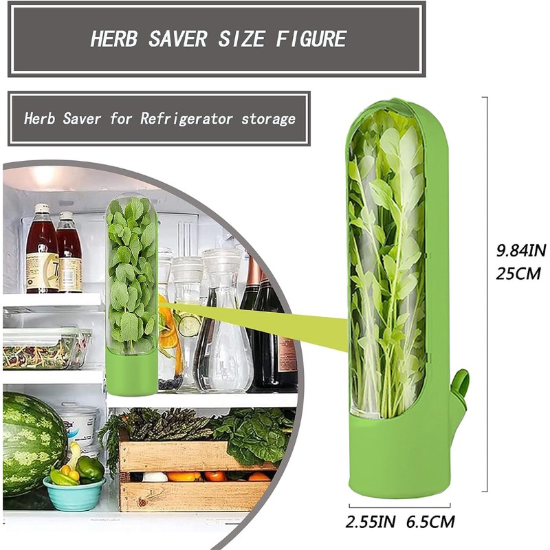 1/2/3PCS Herb Saver Storage Co - Herb Keeper Bottle recension och pris