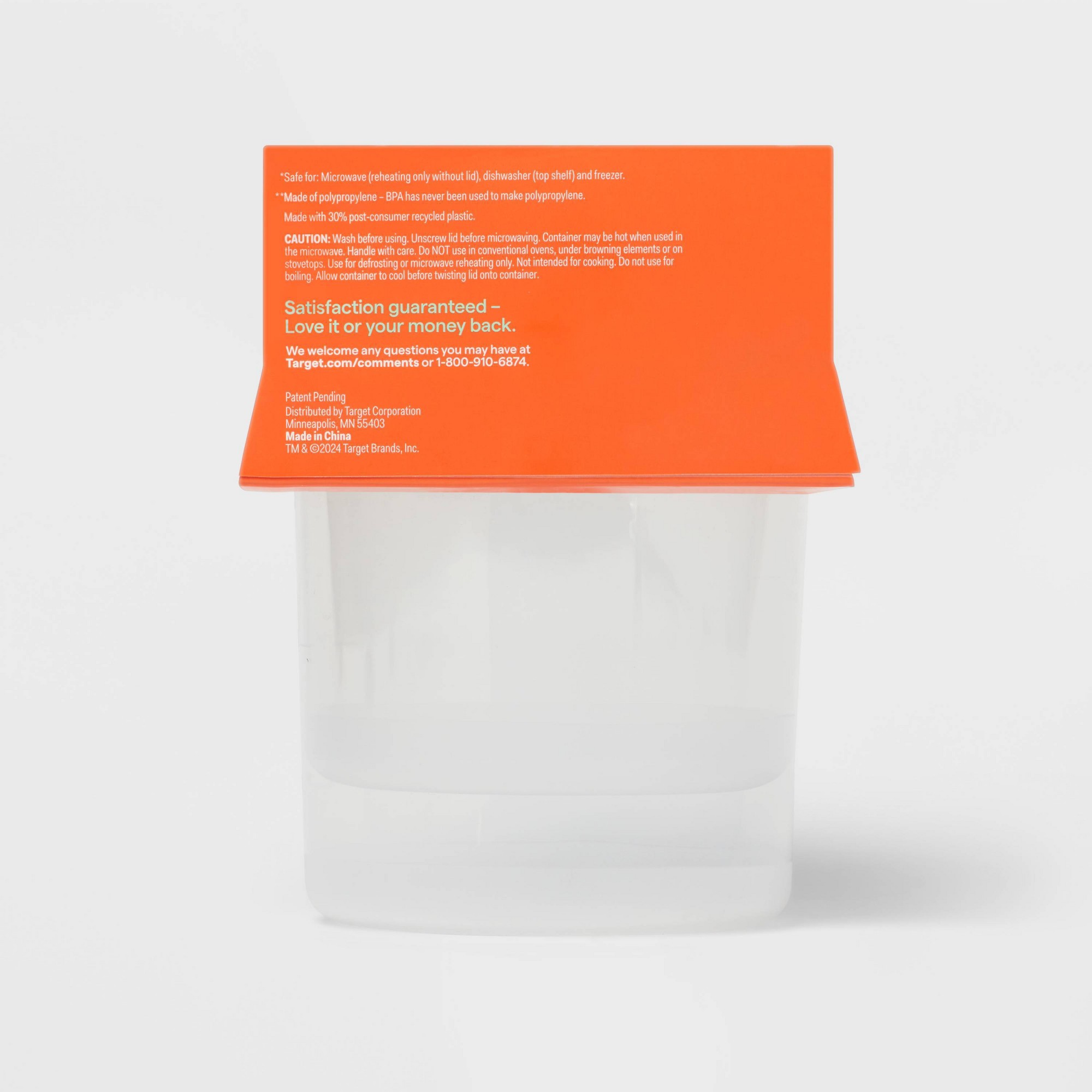 2ct Large Round Twist Food Sto - Meal Prep Jar recension och pris