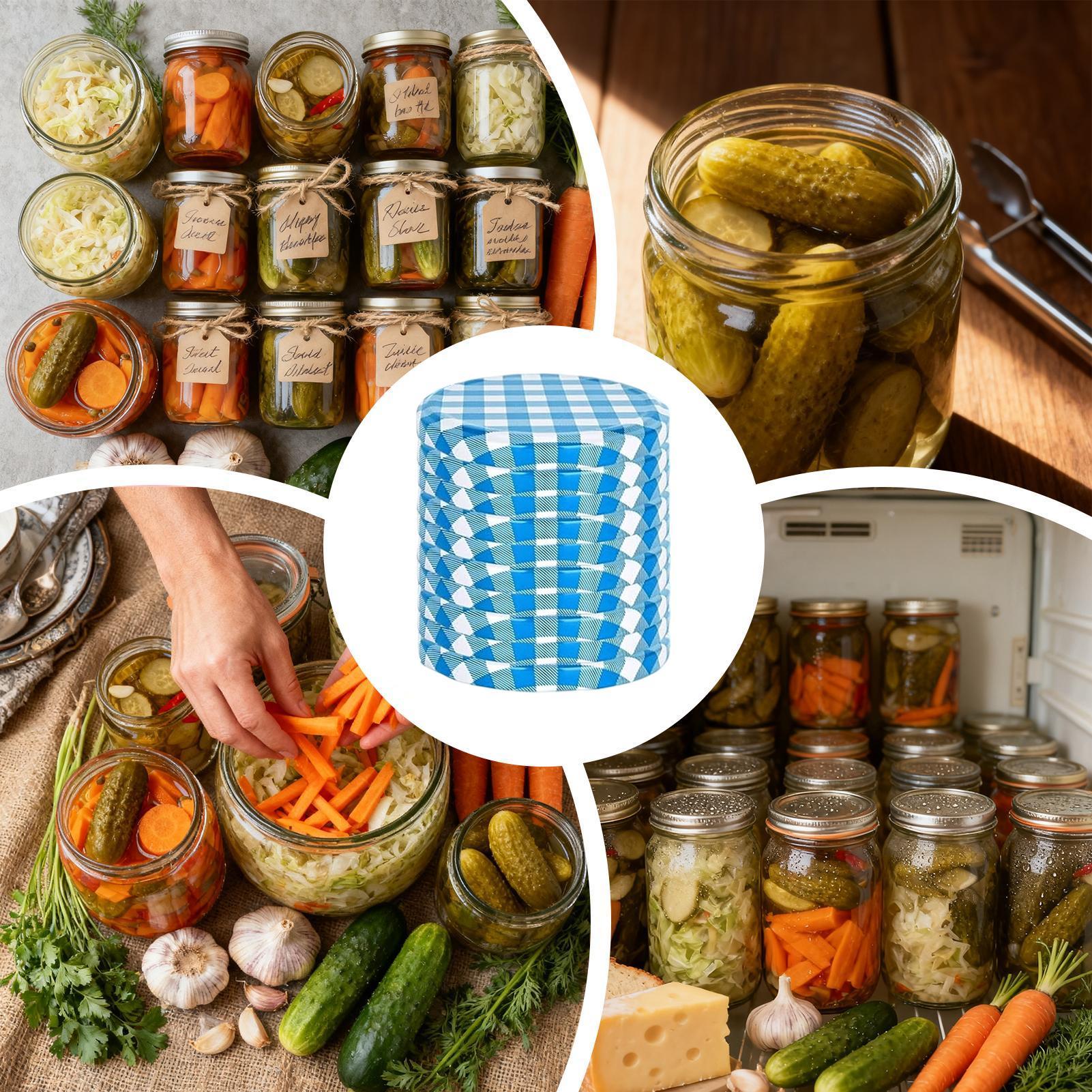 Jar Lid 50 Piece Leak Proof Re - Meal Prep Yogurt recension och pris