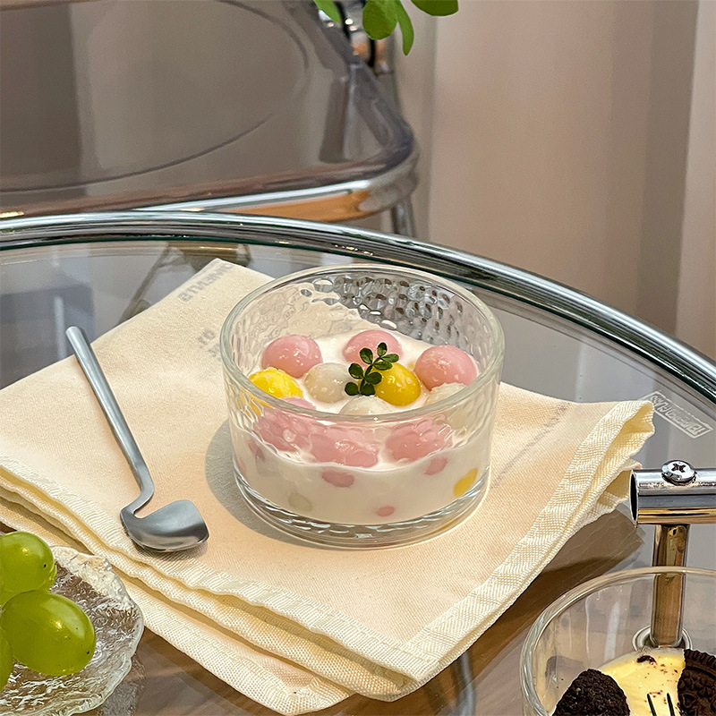 YWDL 4pcs Clear Glass Mini Bow - Meal Prep Kit recension och pris