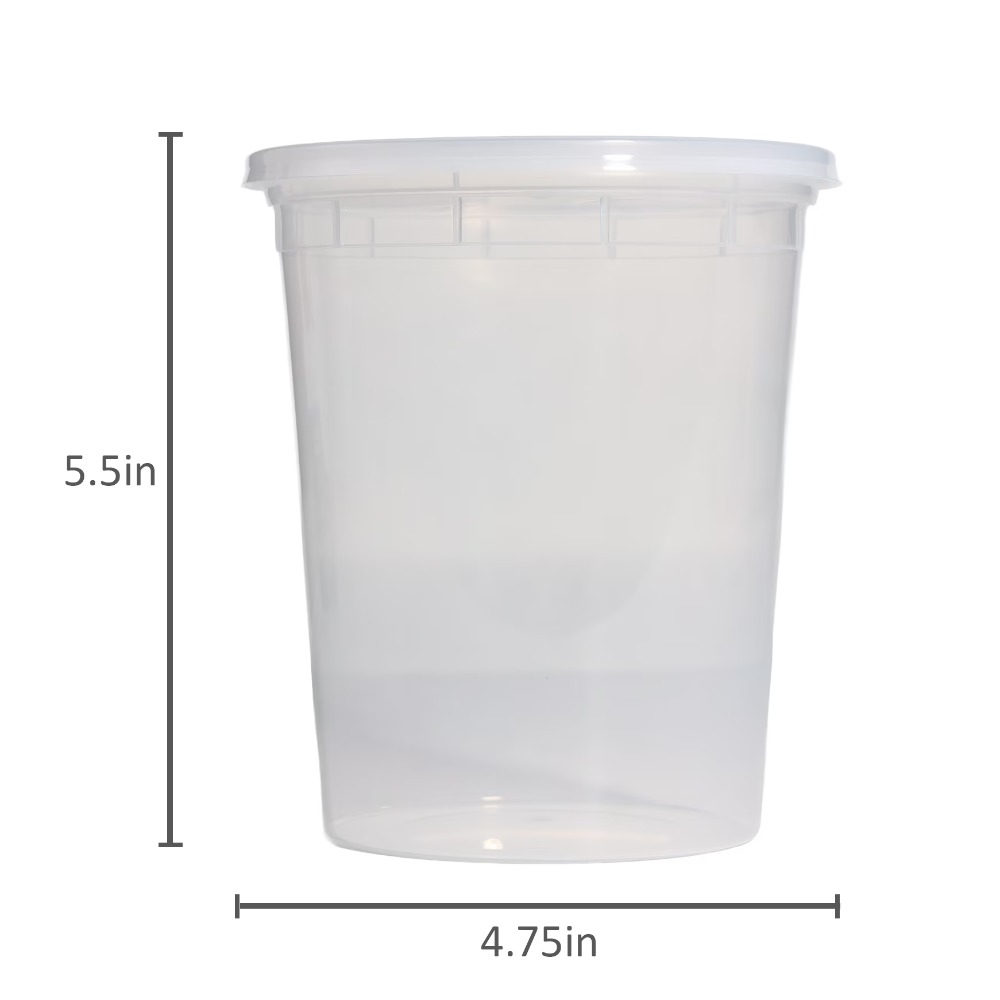 Set of 40 Plastic Deli Contain - Meal Prep Kit recension och pris