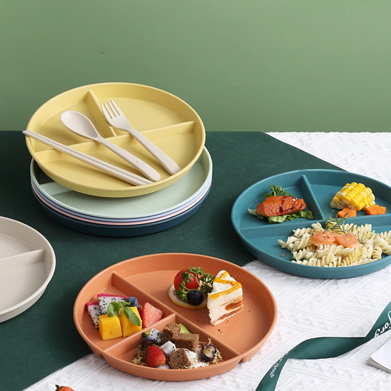 Portion Control Plate Divided  - Meal Prep Weight Loss recension och pris