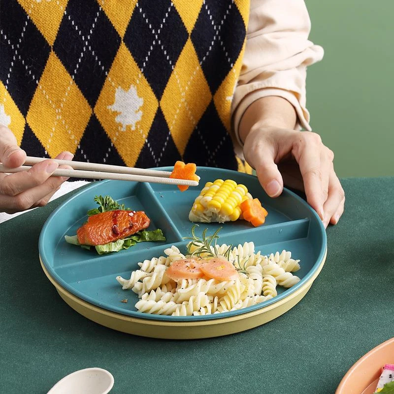 Portion Control Plate Divided  - Meal Prep Weight Loss recension och pris