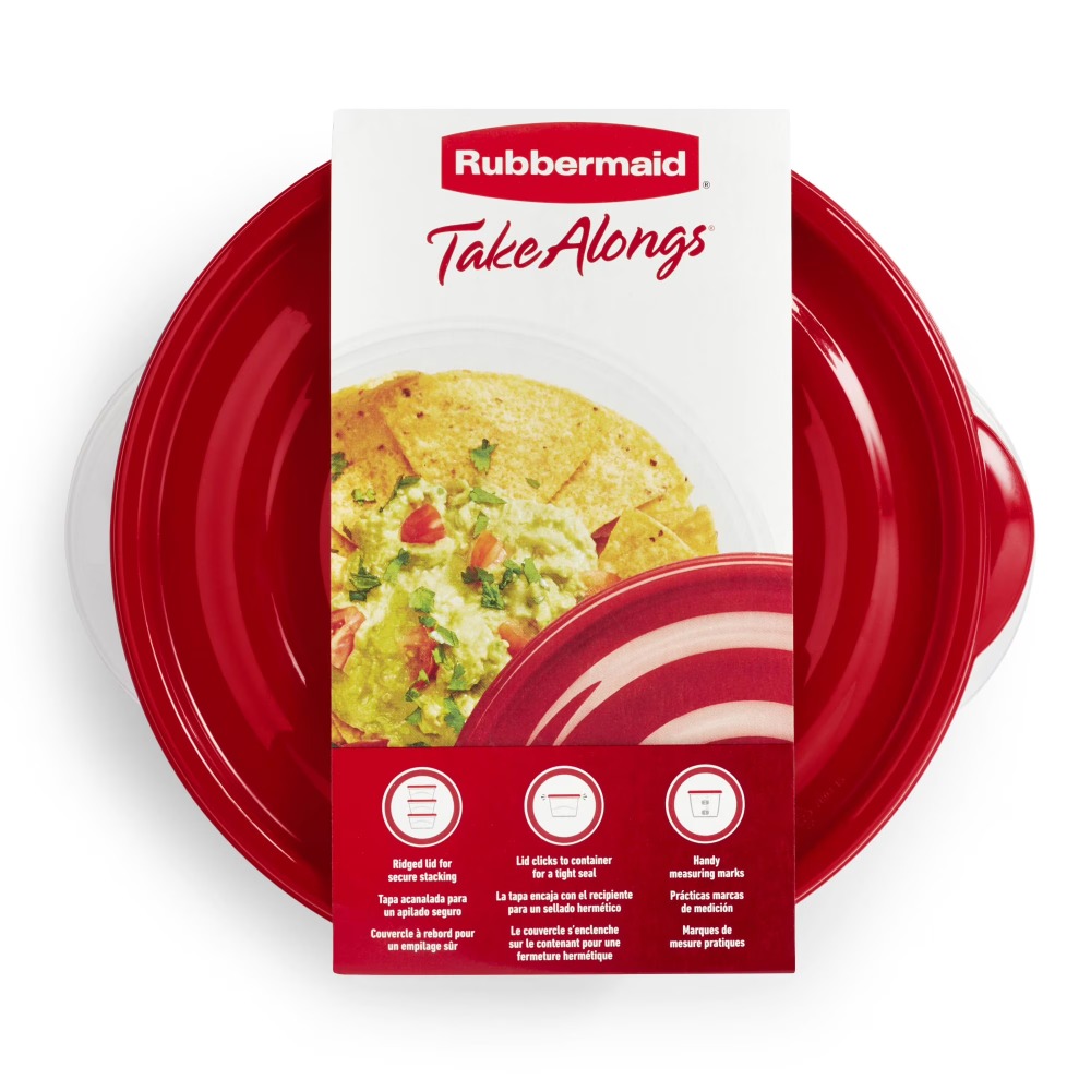 Large Round Food Storage Conta - Meal Prep Food recension och pris