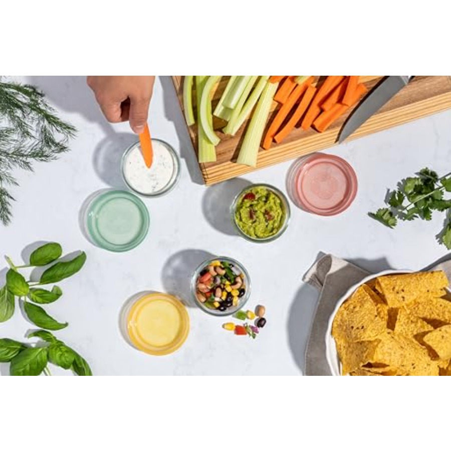 Color Lock Glass Meal Prep Set - Meal Prep Food recension och pris