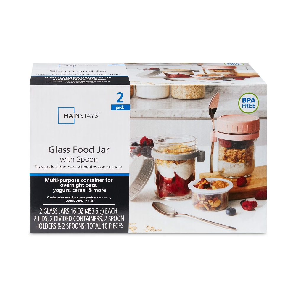 Portable Overnight Oats Food J - Meal Prep Jar recension och pris
