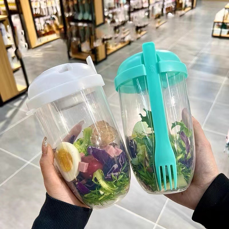 Portable Salad Bowl with Lid a - Meal Prep Yogurt recension och pris