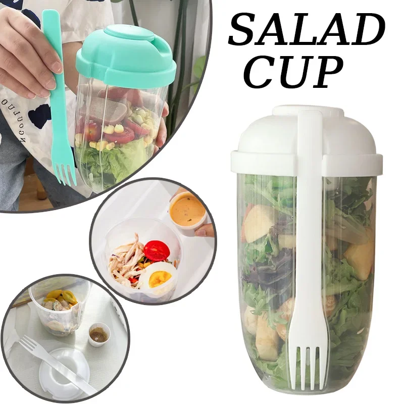 Portable Salad Bowl with Lid a - Meal Prep Yogurt recension och pris