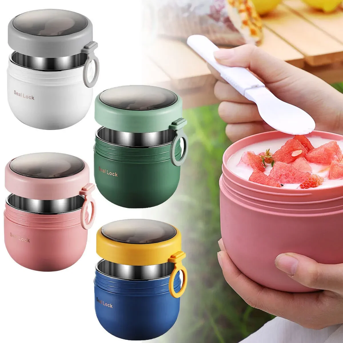 600ml/800ml  Breakfast Cups wi - Meal Prep Yogurt recension och pris