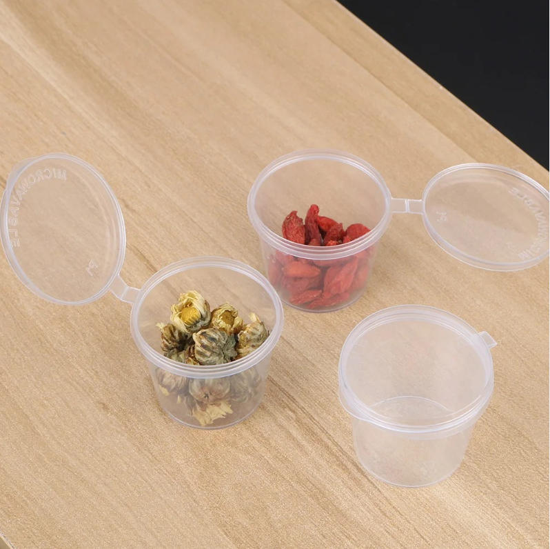 Disposable Clear Plastic Sauce - Meal Prep Jar recension och pris