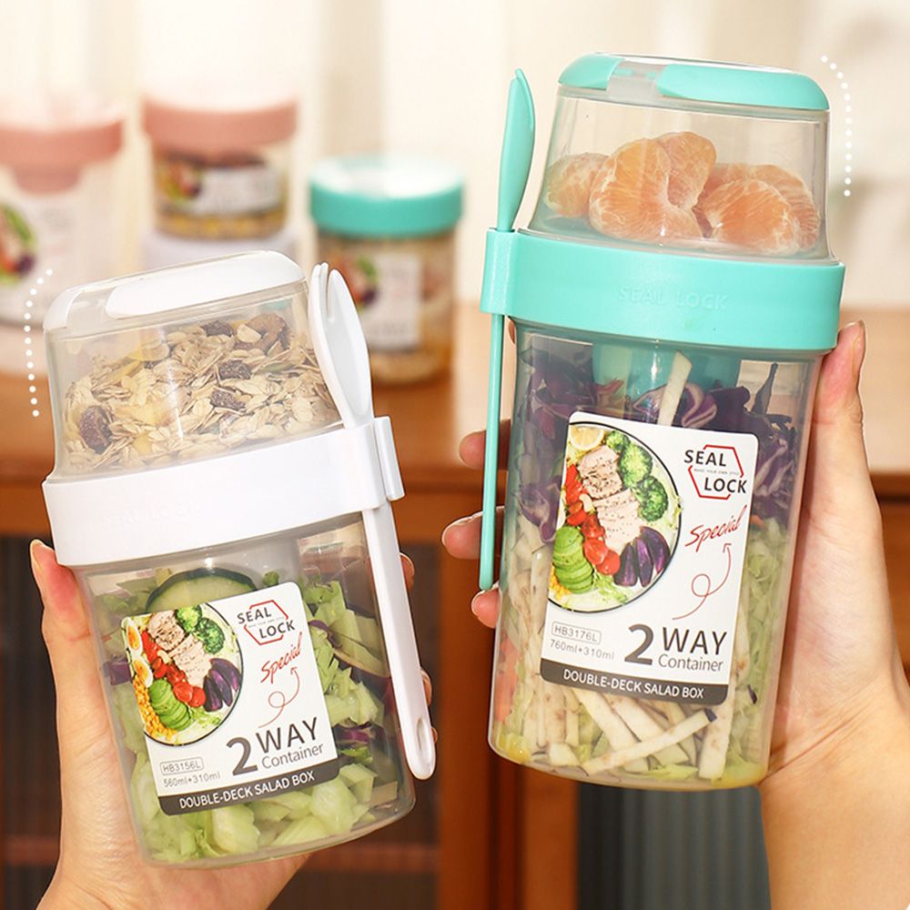 Double-layer Fresh-keeping Box - Meal Prep Yogurt recension och pris