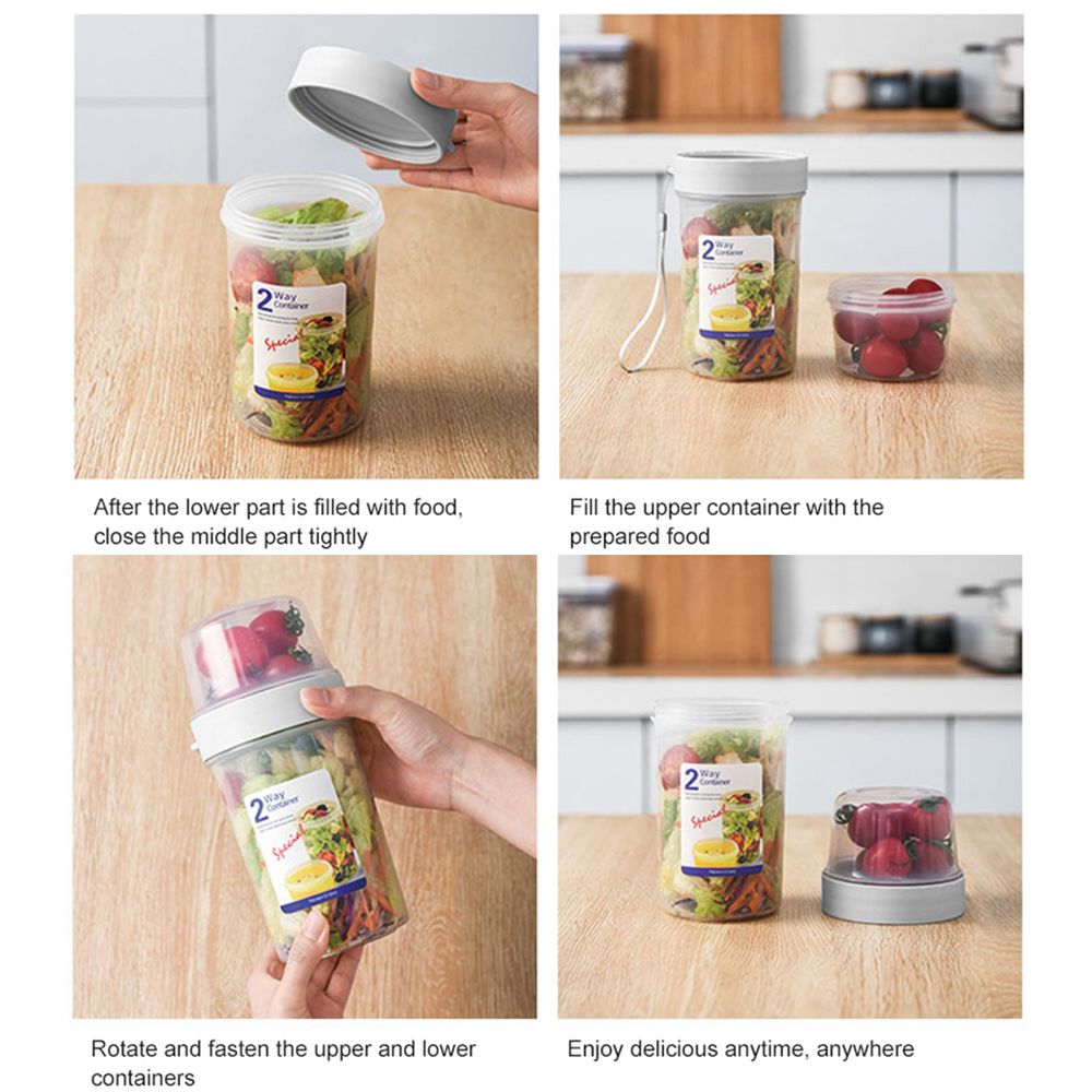Double-layer Fresh-keeping Box - Meal Prep Yogurt recension och pris