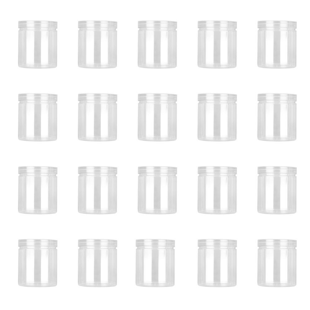 20pcs 500ml Plastic Jar with L - Meal Prep Jar recension och pris
