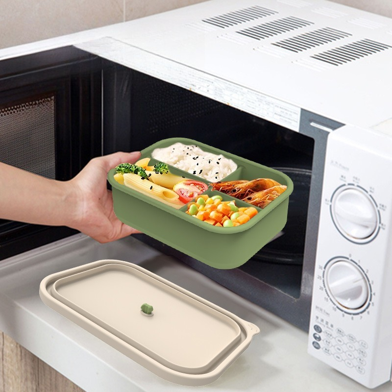 Microwave Safe Silicone Lunch  - Meal Prep Weight Loss recension och pris