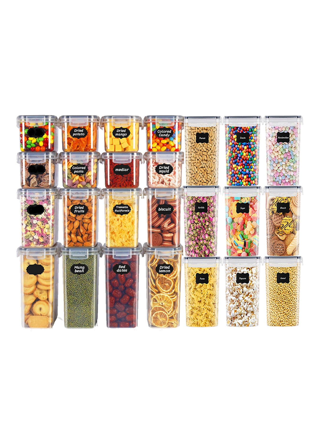 48pcs, Sealed Food Storage Con - Meal Prep Jar recension och pris