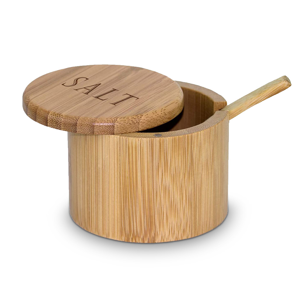 Spice Jar Shaker Bamboo Pepper - Herb Keeper Bottle recension och pris