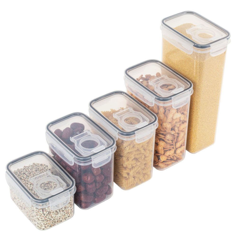 Sealed Plastic Food Storage Bo - Meal Prep Jar recension och pris
