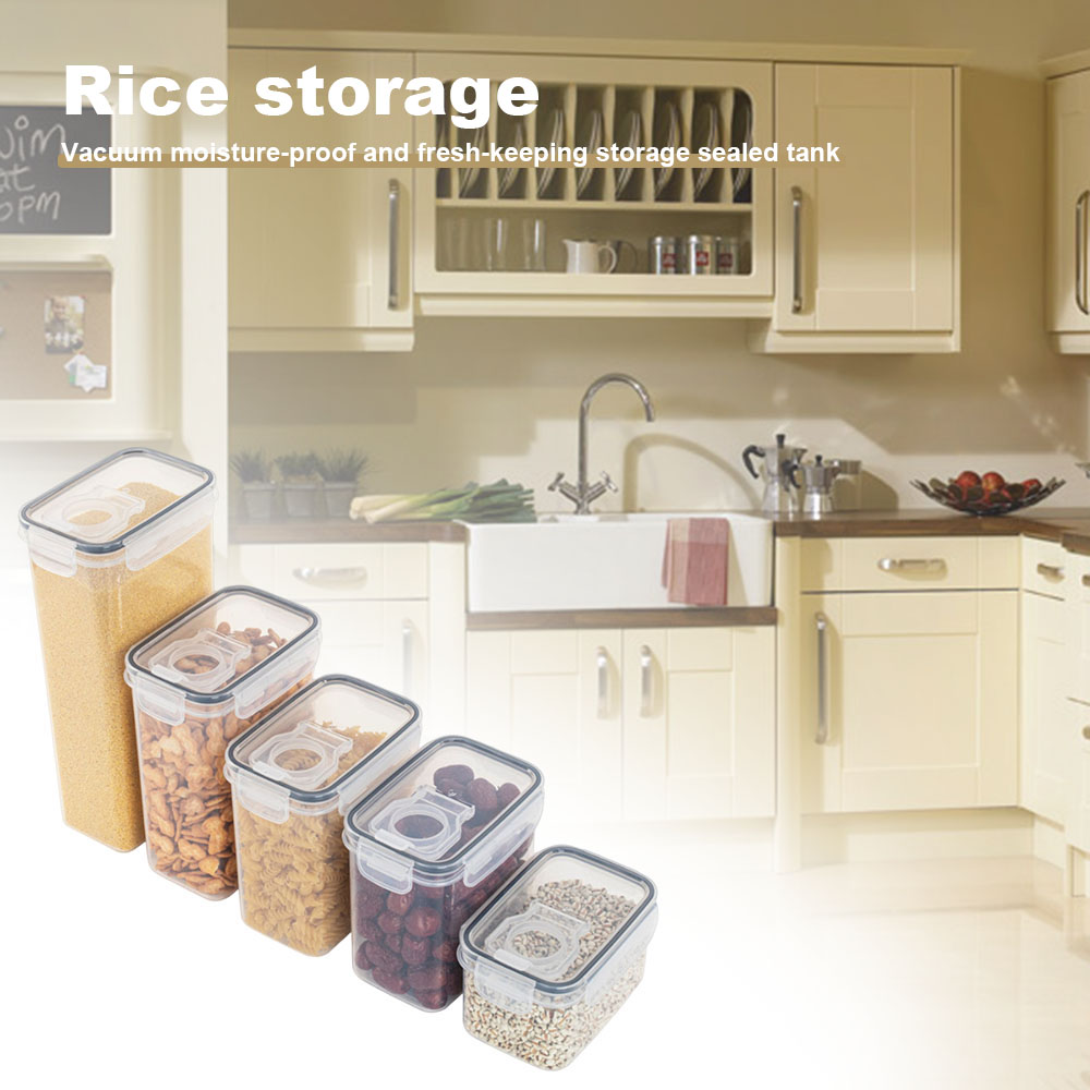Sealed Plastic Food Storage Bo - Meal Prep Jar recension och pris