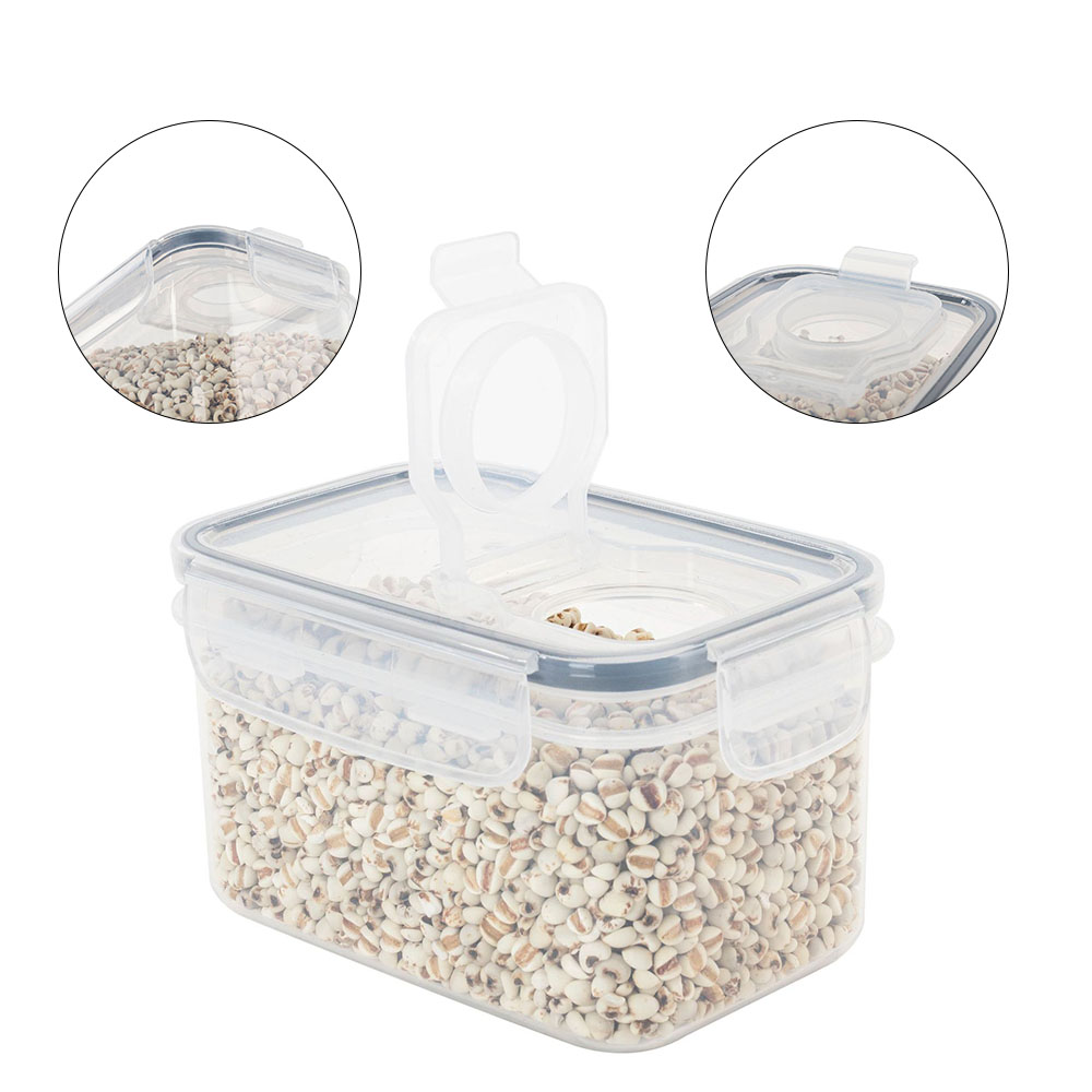 Sealed Plastic Food Storage Bo - Meal Prep Jar recension och pris
