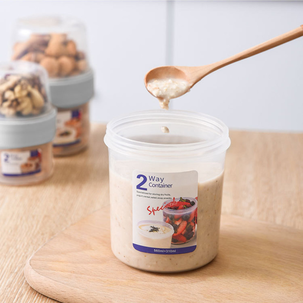 Double Layer Leakproof Food Ca - Meal Prep Yogurt recension och pris