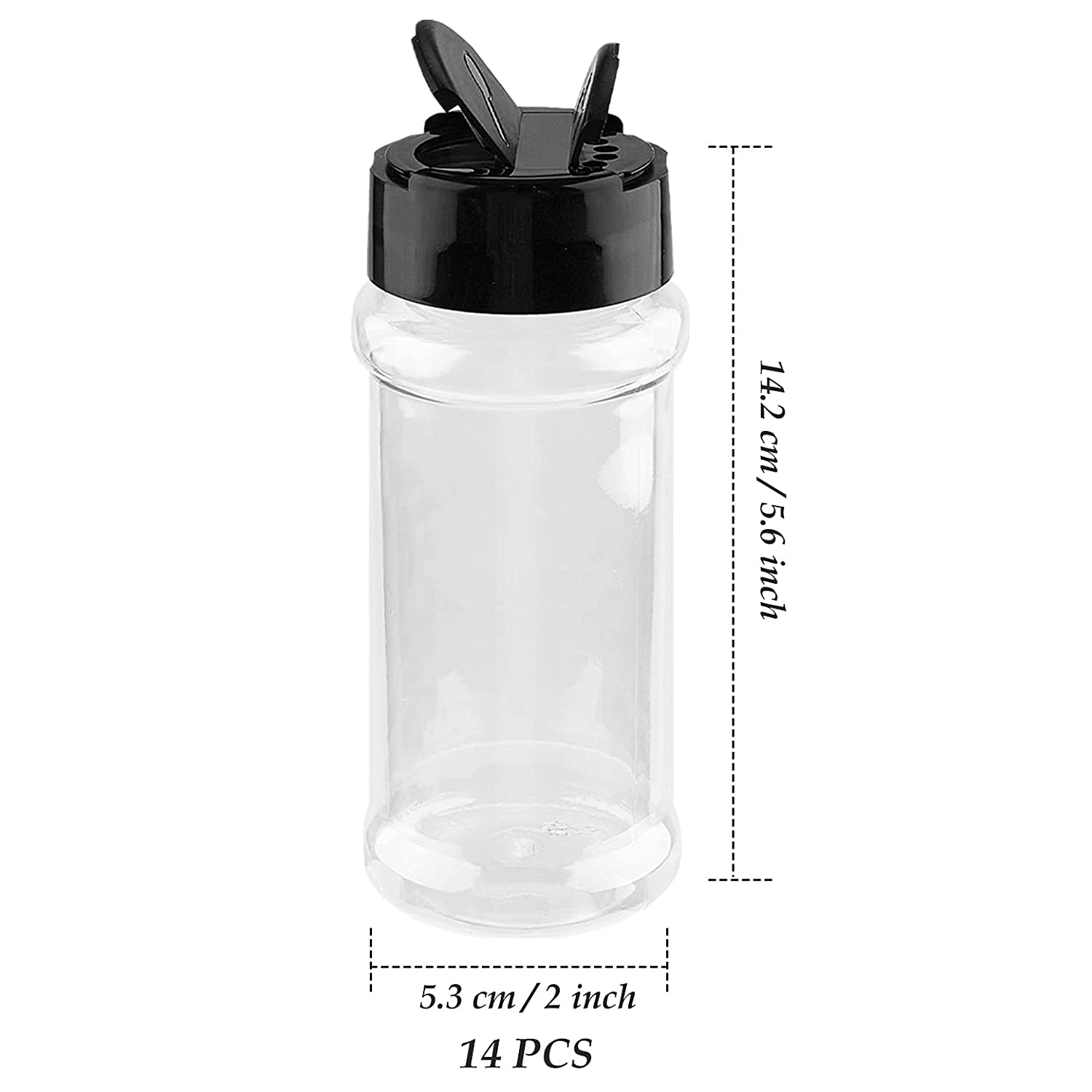 8Oz Spice Jar With Shaker Lids - Herb Keeper Bottle recension och pris